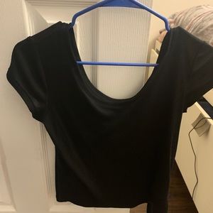 Aeropostal black crop top